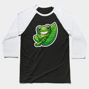 Kawaii tree Frog Baseball T-Shirt